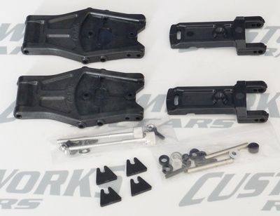 Custom Works Adjustable Arm Kit for TLR 22SCT