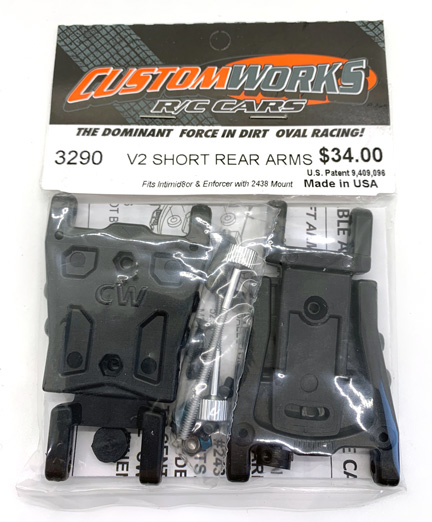 Custom Works V2 Rear Arm Kit (Short) (Enf/Int) (Use 2438 Mt)
