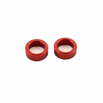 Hyperdrive .125 Rear Axle Spacers (2)- RED