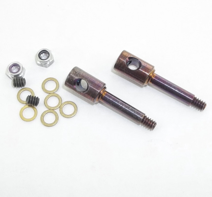 Hyperdrive 1/8 Inline Axles w/ Shims and 4-40 Nuts
