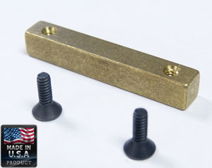 Custom Works 1/2 oz Brass Chassis Weight (1)