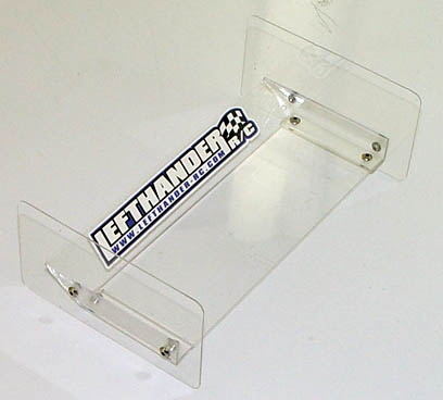 Lefthander-RC 1/10th Scale Wing Standard- .030 lexan