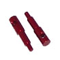 GFRP Aluminum Front Axles- RED