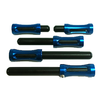 GFRP Body Posts (Screw Down)-Aluminum Base/ Delrin Post- BLUE