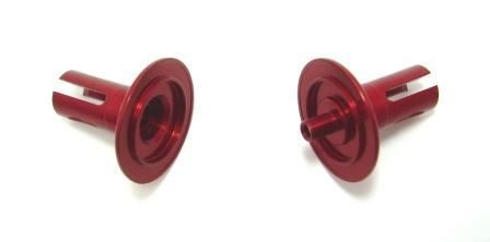 GFRP 2.6 Aluminum Outdrives-RED (3/8 x 5/8 Bearings)