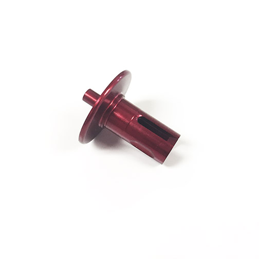 GFRP 2.6 Aluminum Male Outdrive - Red(3/8 x 5/8 Bearings)