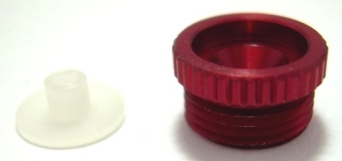 Silva HPS Shock Nut with Bushing - RED (ea.)