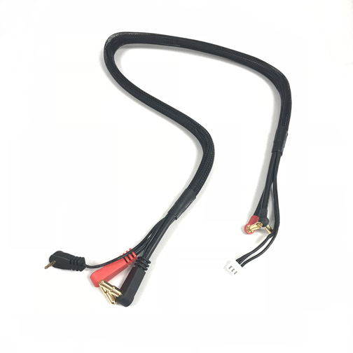 TQ 2 Cell Strain Releif Charge Cable
