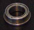 Ceramic 1/4 x 3/8 Flanged Bearing (Pan Car Rear Axle) (1)