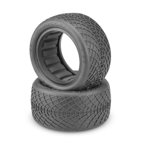 JConcepts Ellipse 2.2 Buggy 2WD/4WD Rear Tires- Silver