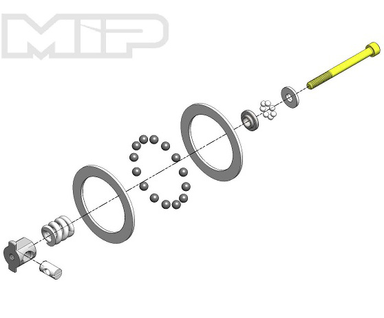 MIP SUPER Diff Carbide Rebuild Kit- ASC Diff