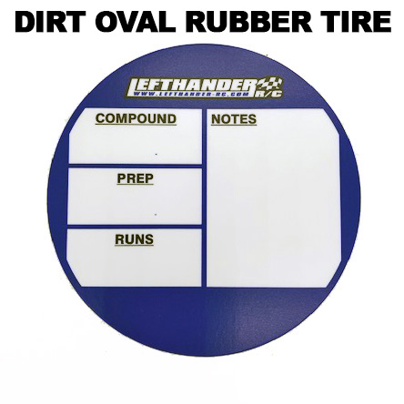 Lefthander-RC Tire Tube Decal for Dirt Oval Rubber Tire Tubes(1)
