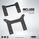 Yeah Racing Graphite Front & Rear Shock Tower For Yokomo 870C Super Dog Fighter YZ10 2023, YKDF-003BK