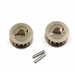 Yeah Racing Aluminum Pulley 2pcs For Yokomo 870C Super Dog Fighter YZ10 2023 YZ-W91, YKDF-004GM
