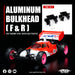 Yeah Racing Aluminum Bulkhead 2pcs (F & R) For Yokomo 870C Super Dog Fighter & YZ-W91, YKDF-011BK