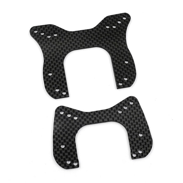 Yeah Racing Graphite Front & Rear Shock Tower For Yokomo Super Dog Fighter Works 91, YKDF-017BK