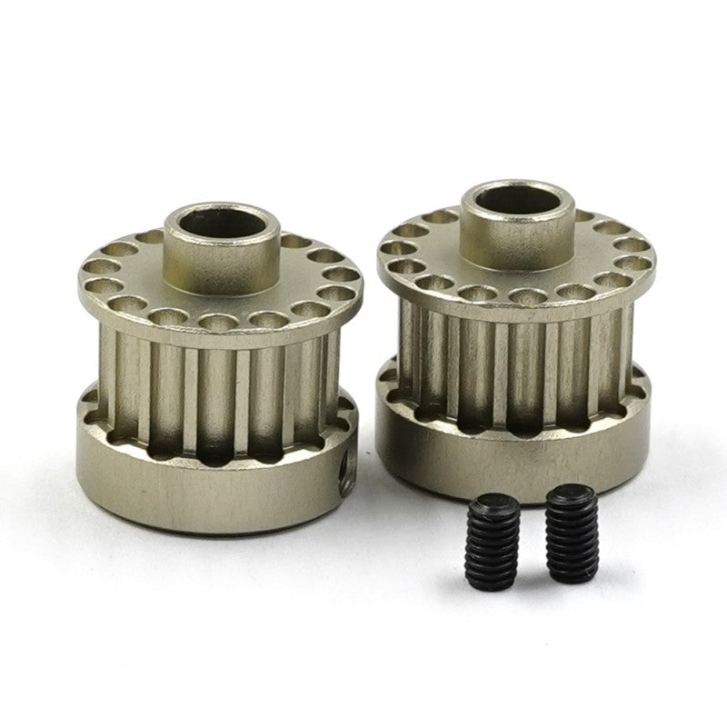 Yeah Racing Aluminum 7075 Pulley 2pcs For Team Associated RC10 4WD, TARC-015GM