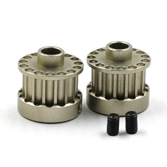 Yeah Racing Aluminum 7075 Pulley 2pcs For Team Associated RC10 4WD, TARC-015GM