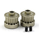 Yeah Racing Aluminum 7075 Pulley 2pcs For Team Associated RC10 4WD, TARC-015GM