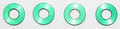 HyperDrive HD 0.050 Front End Shims- Green, HD 2540