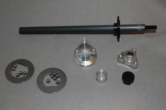 IRS 1/12 Scale Axle and Hub Kit, Large D-Ring (Silver), IRS-2132