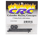 CRC Body Post with Collars, Black 3" (2), CLN-1264