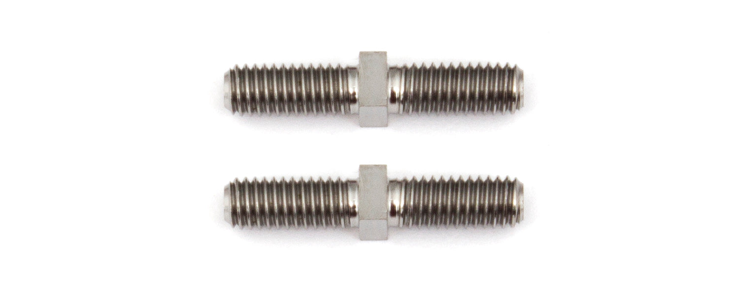 Team Associated FT Titanium Turnbuckles, M3x16 mm/0.630 in, silver, ASC-1410