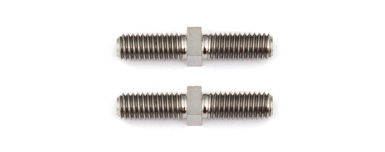 Team Associated FT Titanium Turnbuckles, M3x16 mm/0.630 in, silver, ASC-1410