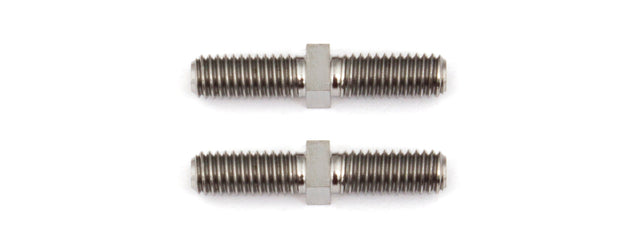 Team Associated FT Titanium Turnbuckles, M3x16 mm/0.630 in, silver, ASC-1410
