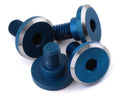 1UP Racing 3x4mm Aluminum Servo Mounting Screws w/4.2mm Neck (Blue) (4), 1UP-80291