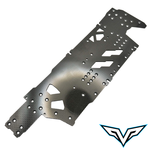 Team Velocity RC VS2 21mm Chassis and Front Braces, VEL-10002
