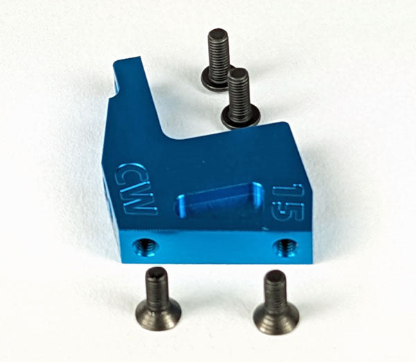 Custom Works 15 Deg Front Suspension Mount 3mm Threads (1), CW-2406