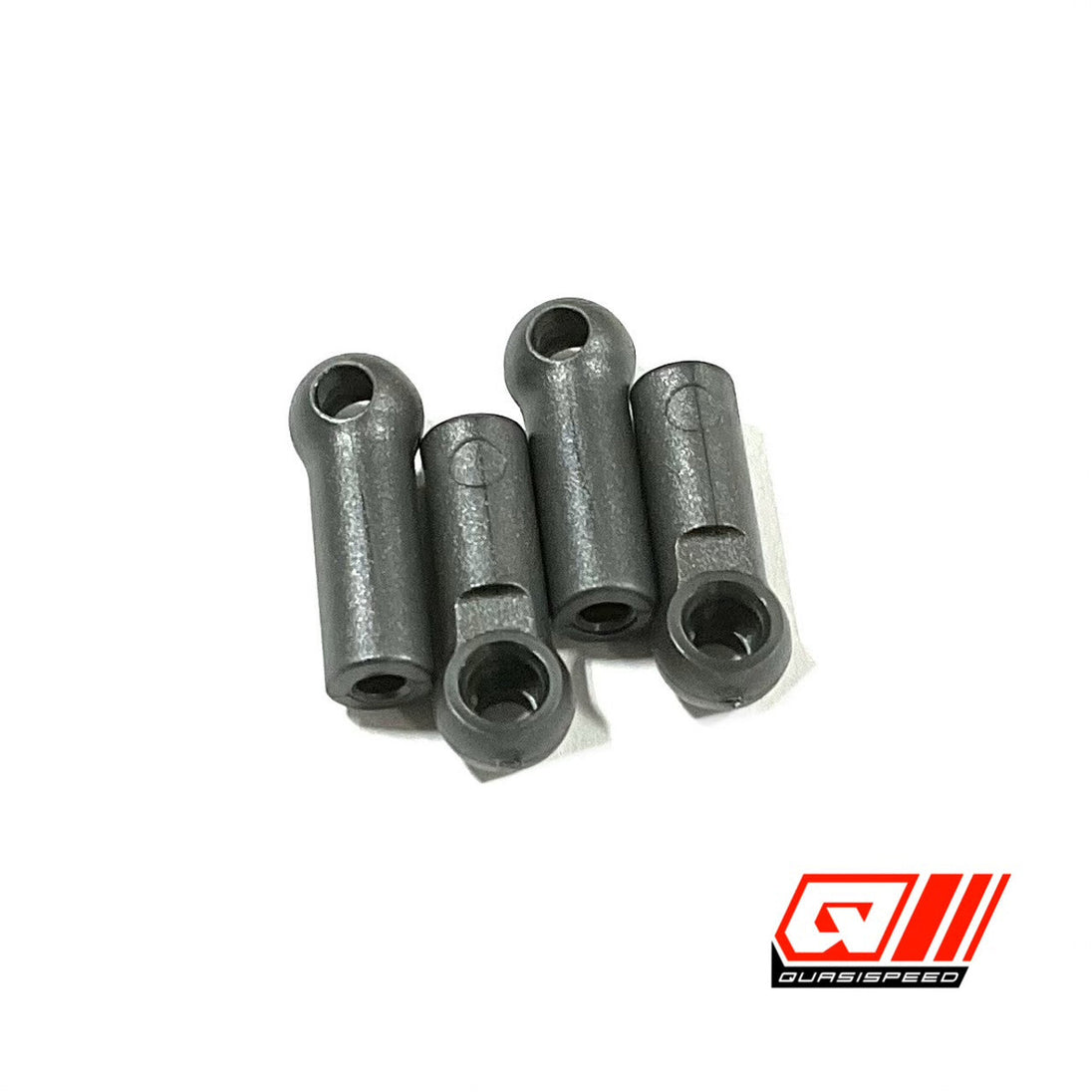 Team GFRP / Quasi Speed Ball Cups, New Style Gray (4), fits all GFRP cars, QS-6022