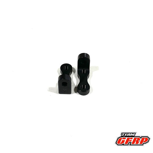 Team GFRP / Quasi Speed Metric Aluminum Servo Mounts fits all GFRP cars GFR-1231m
