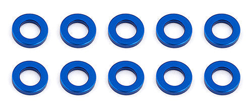Ballstud Washers, 5.5x3.0x1.0 mm, blue aluminum ASC-31382