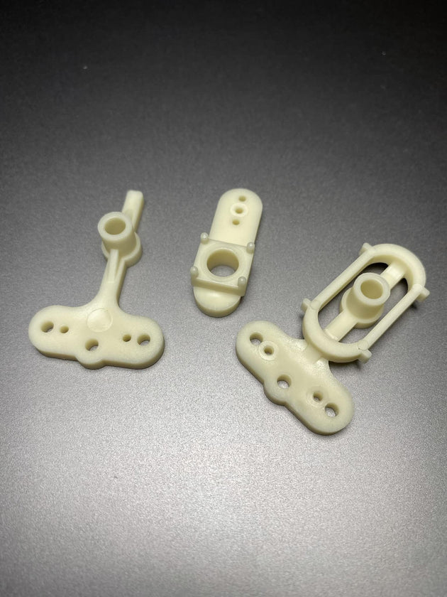 RC10 Steering Bellcranks, Stamp A, white