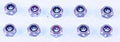 Wolfe Pan Car 4-40 Aluminum Mini Lock Nuts (10)