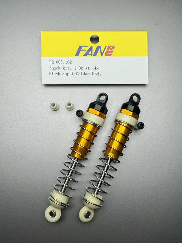 Golden Body & Black Cap Shock kit, 1.02 stroke 
