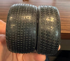 QuasiSpeed Rubber LOW PIN / LOW TREAD Front Tires with Inserts (2) QS-1615