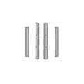 RC12L Front Axle & King Pin Set, ASC-4487