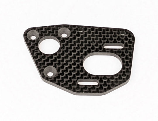 Custom Works V2 Laydown Transmission Carbon Motor Plate, CW-4497