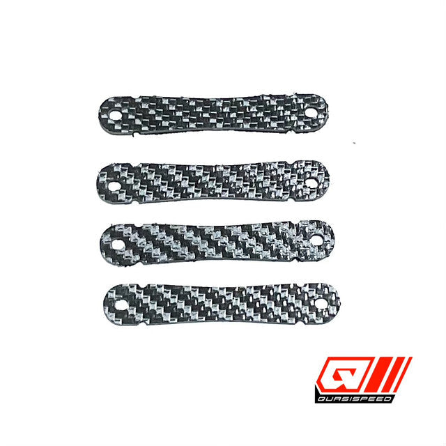 Team GFRP / Quasi Speed 2" Carbon Printed Body Braces, QS-1031
