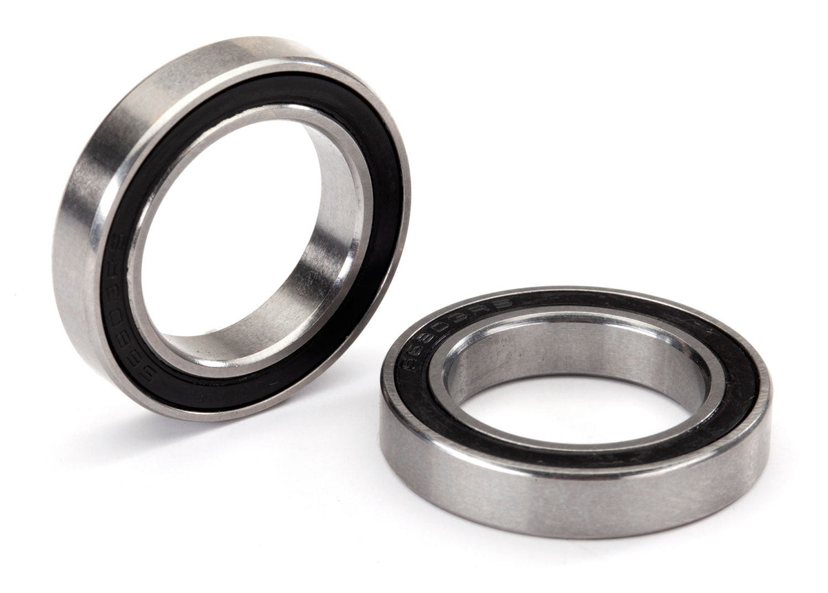 Traxxas X-Maxx Ball bearings, black rubber sealed (8x16x5mm) (2), TRA-5118A