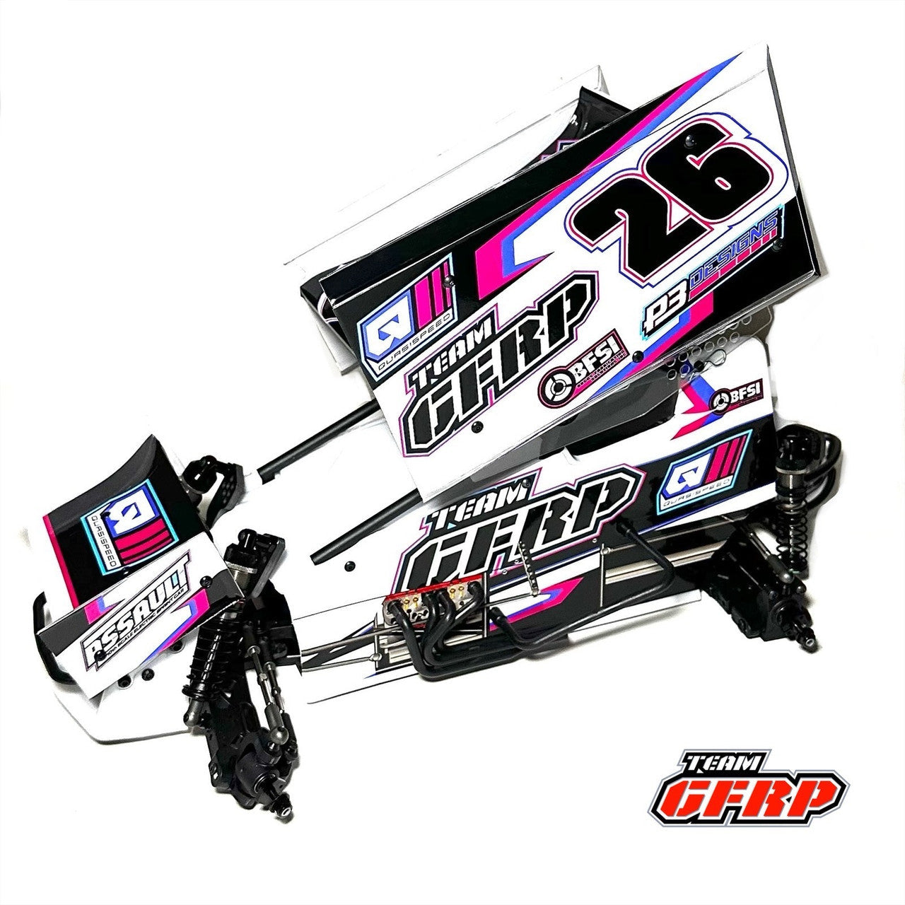 Team GFRP / Quasi Speed 2026 Assault Sprint Car Kit, GFR-7016