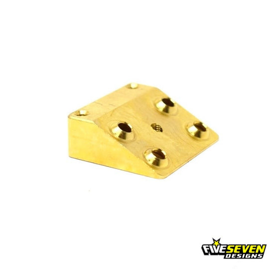 Team GFRP / Quasi Speed GF6 Brass Front Kickup Block, 57-5111