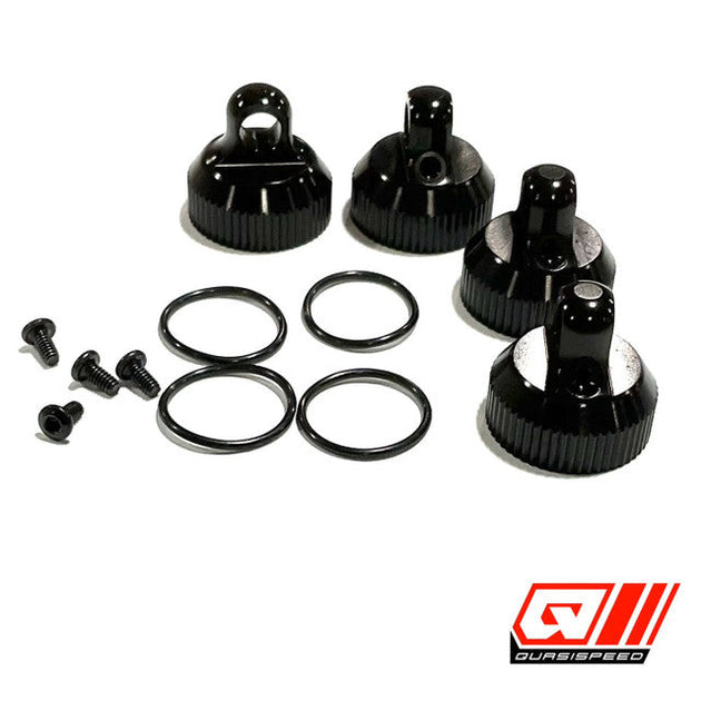 Team GFRP / Quasi Speed Big Bore Bleeder Caps, fits all GFRP cars, QS-5055