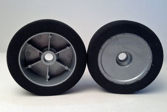 Custom Works X2 Front Foam 1/10 DirtOval Tires, CW-6245