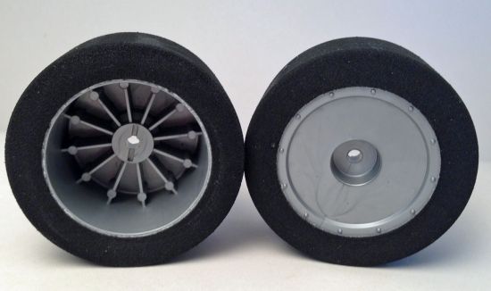 Custom Works R2 Rear Foam 1/10 DirtOval Tires, CW-6297
