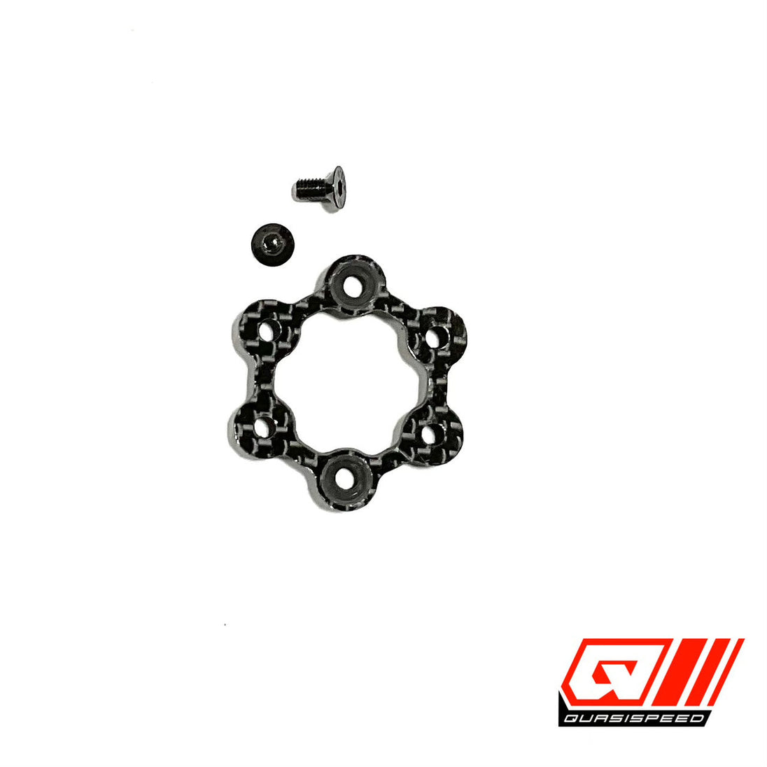 Team GFRP / Quasi Speed 4mm Carbon Fiber Motor Spacer QS-6847