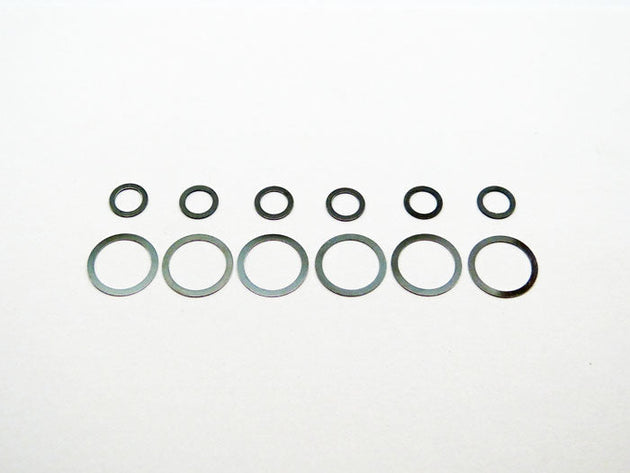 Custom Works Metric Shim Kit 5mm and 10mm (6 each), CW-7049